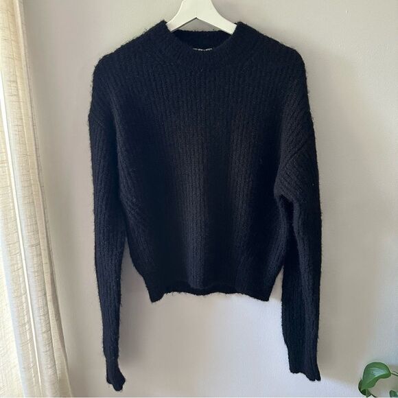 Reformation Black Alpaca Sweater - Picture 5 of 7